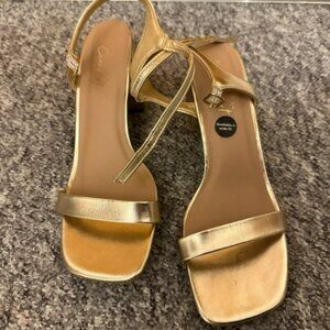 Gold New Look Heels